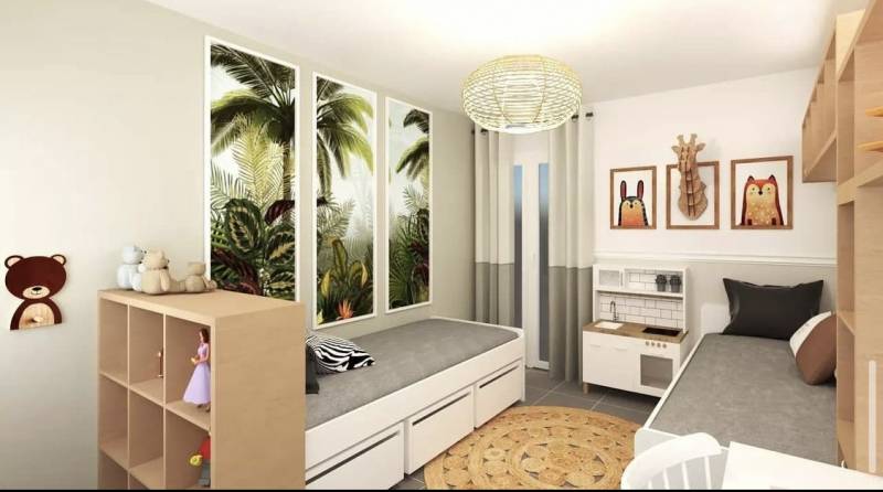 Aménagement et agencement sur mesure d'une chambre d'enfant à Mougins dans les Alpes Maritimes