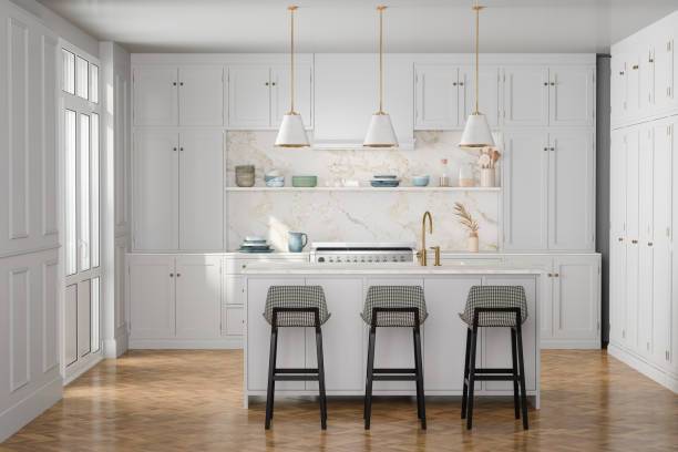 rénovation cuisine avec ilot centrale à Antibes